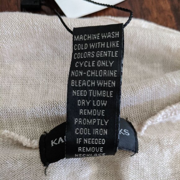 NWT KAREN BROOKS Layered Drape Cardigan Size L - Picture 14 of 15